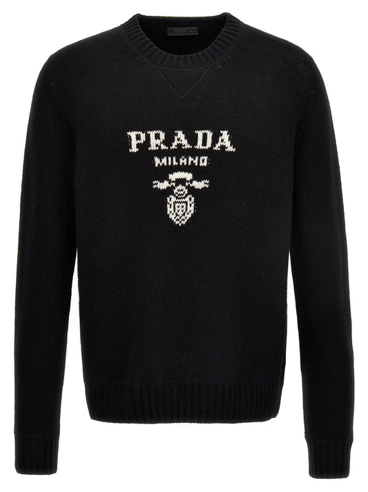 Logo intarsia sweater Sweater, cardigans