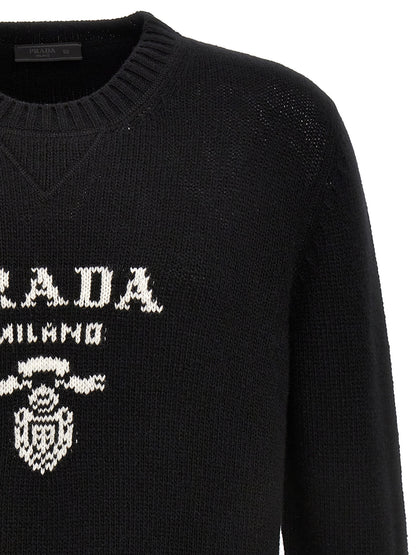 Logo intarsia sweater Sweater, cardigans