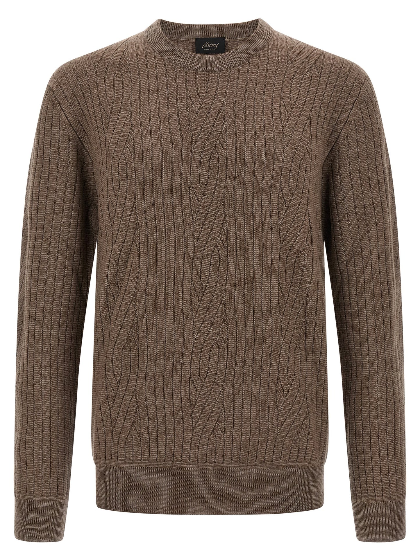 Ribbed and braid sweater Sweater, cardigans