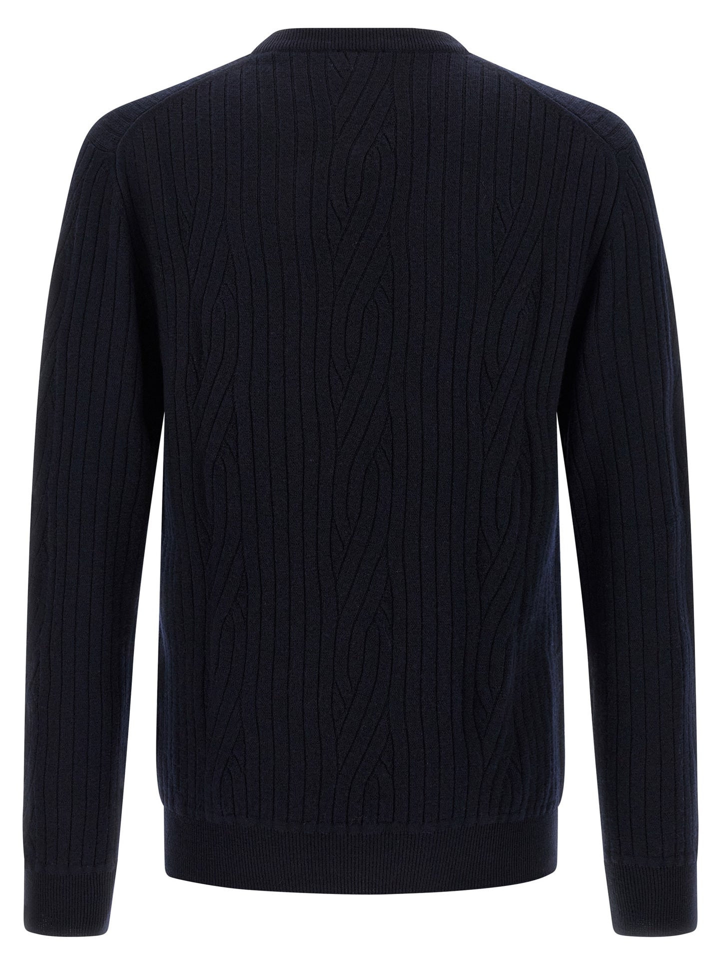 Ribbed and braid sweater Sweater, cardigans