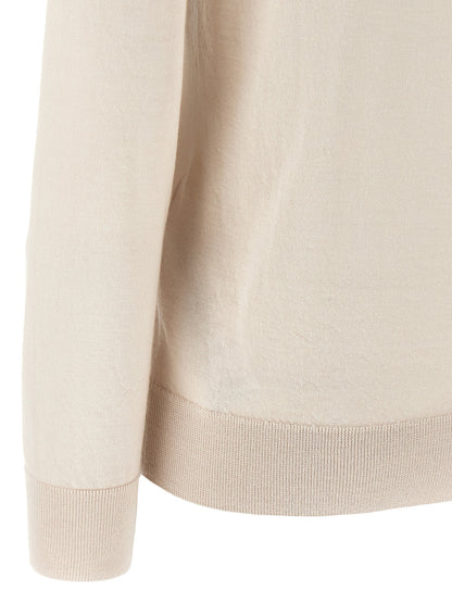 Cashmere and silk polo shirt Polo