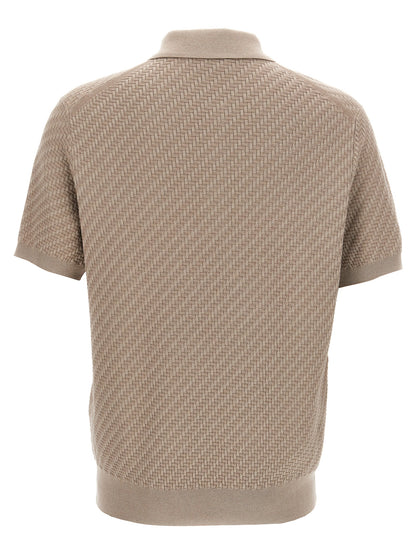 Knit polo shirt Polo