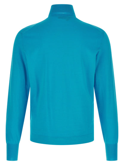 Logo intarsia turtleneck sweater Sweater, cardigans