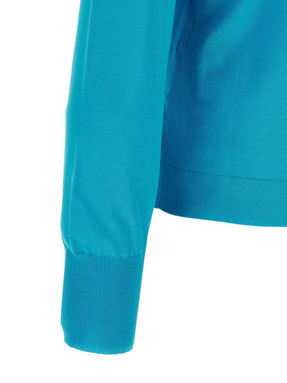 Logo intarsia turtleneck sweater Sweater, cardigans