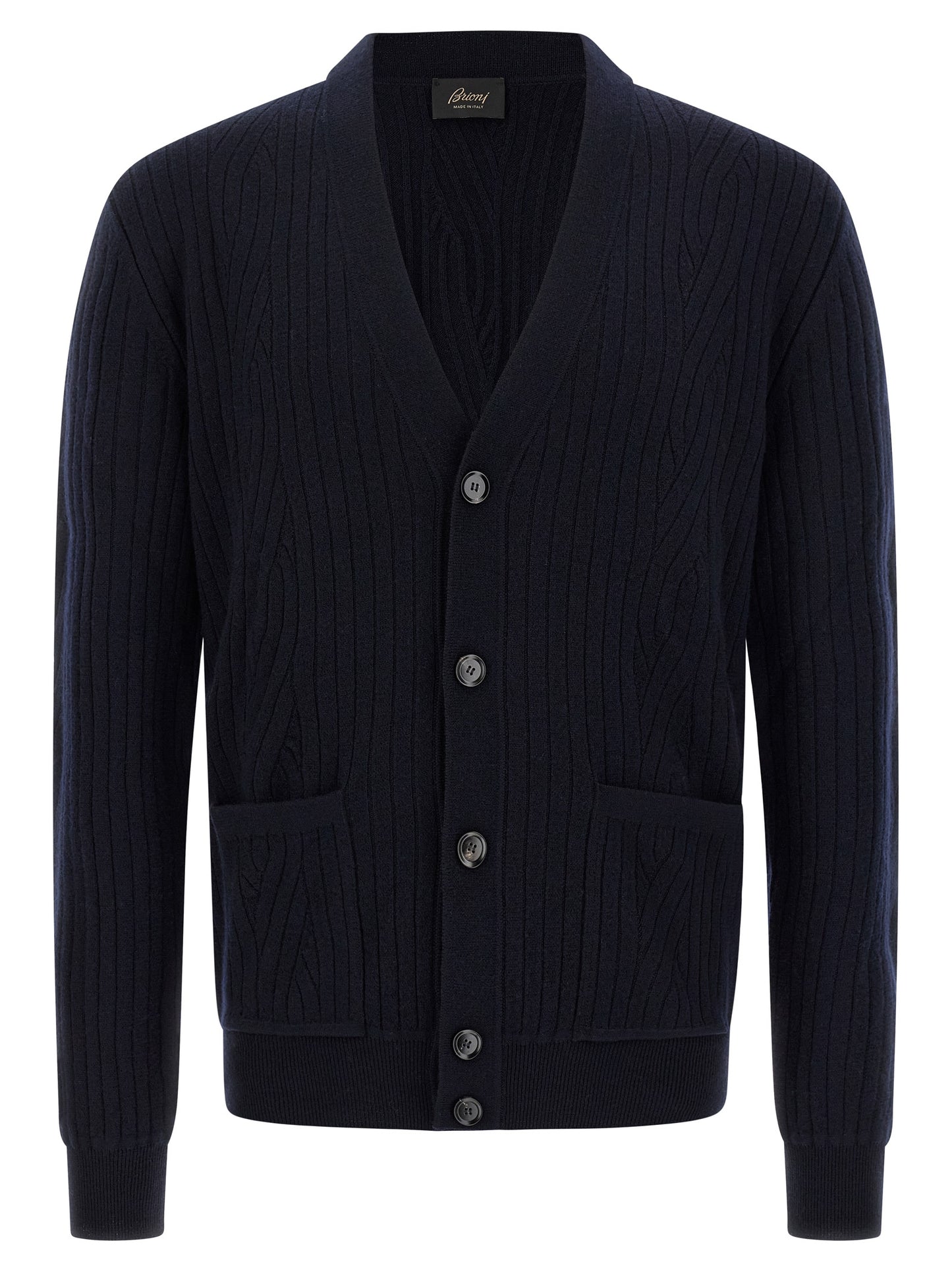 Ribbed and braid cardigan Sweater, cardigans