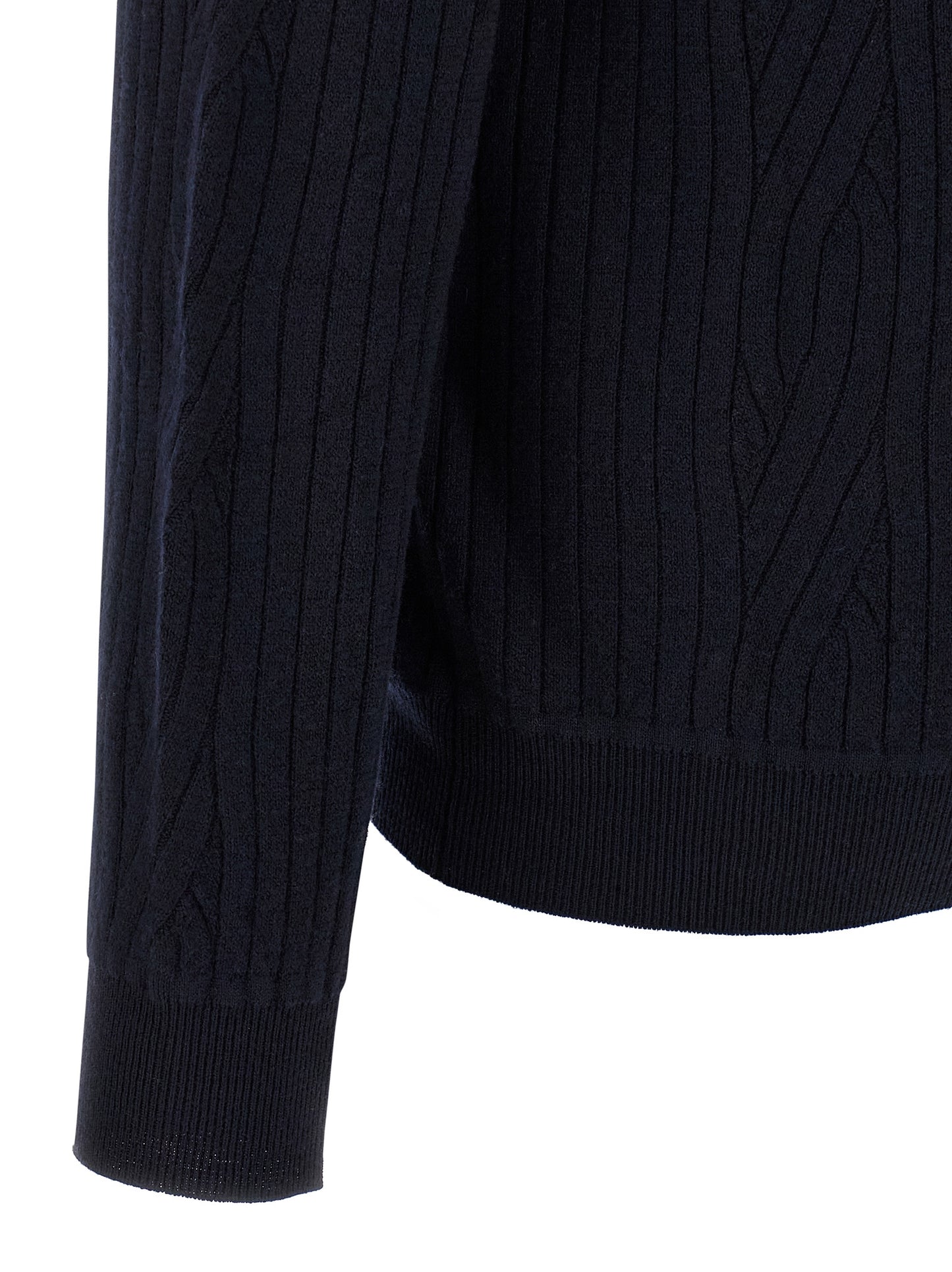 Ribbed and braid cardigan Sweater, cardigans