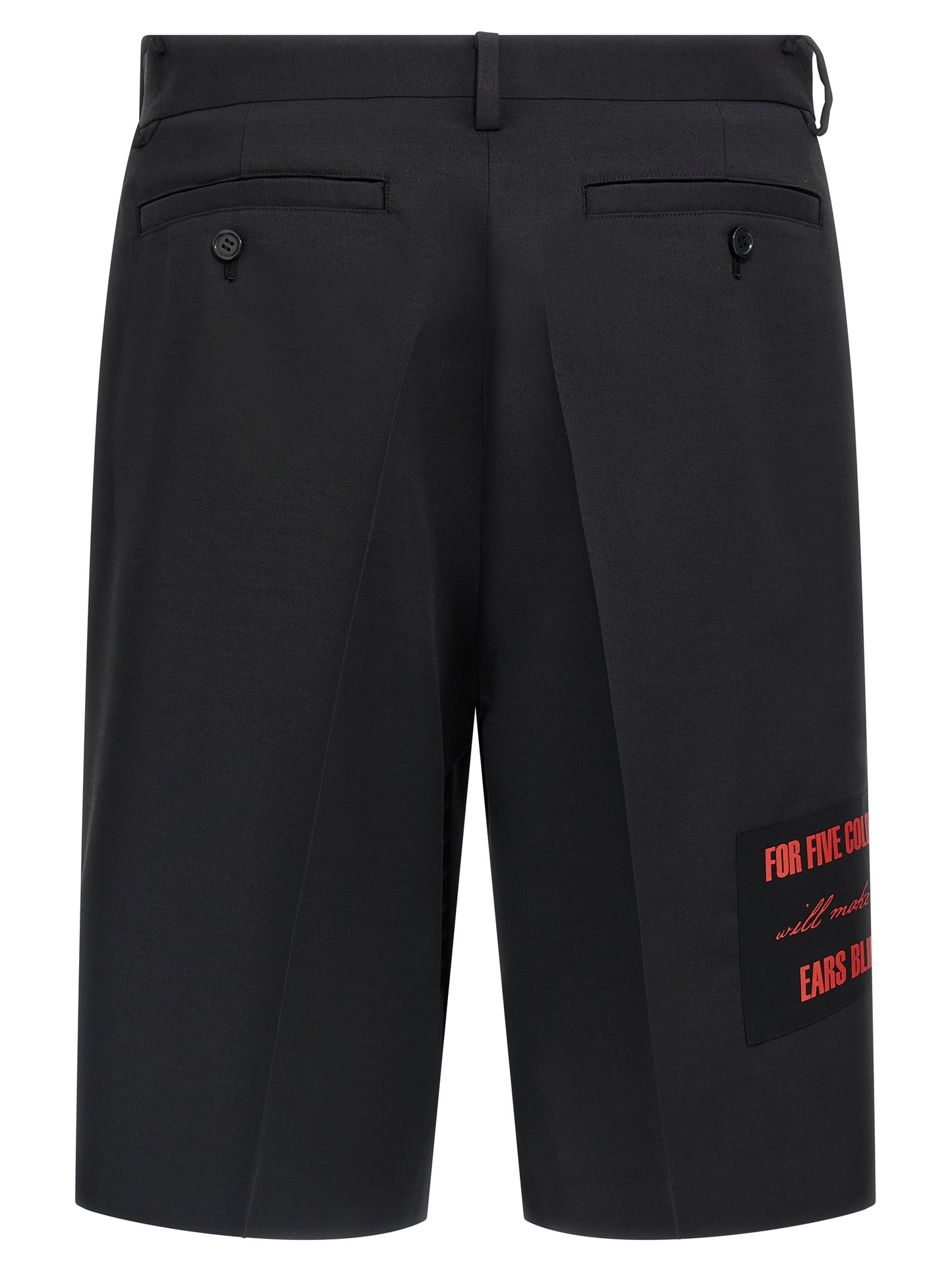 Patch Bermuda shorts Bermuda, short