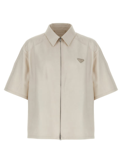Nappa leather shirt Shirt, blouse