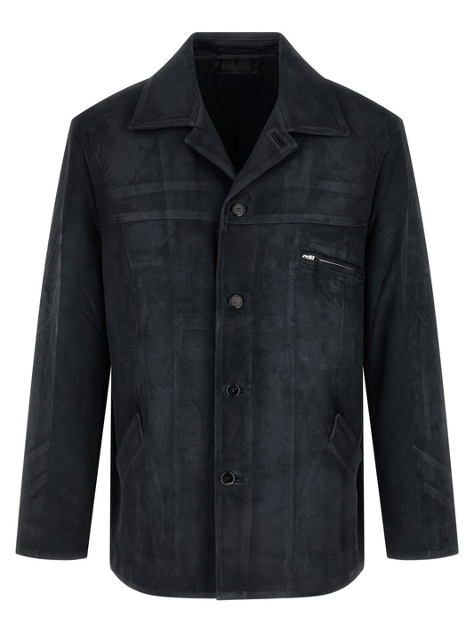 Suede jacket Down jacket, Parka, Casual jackets