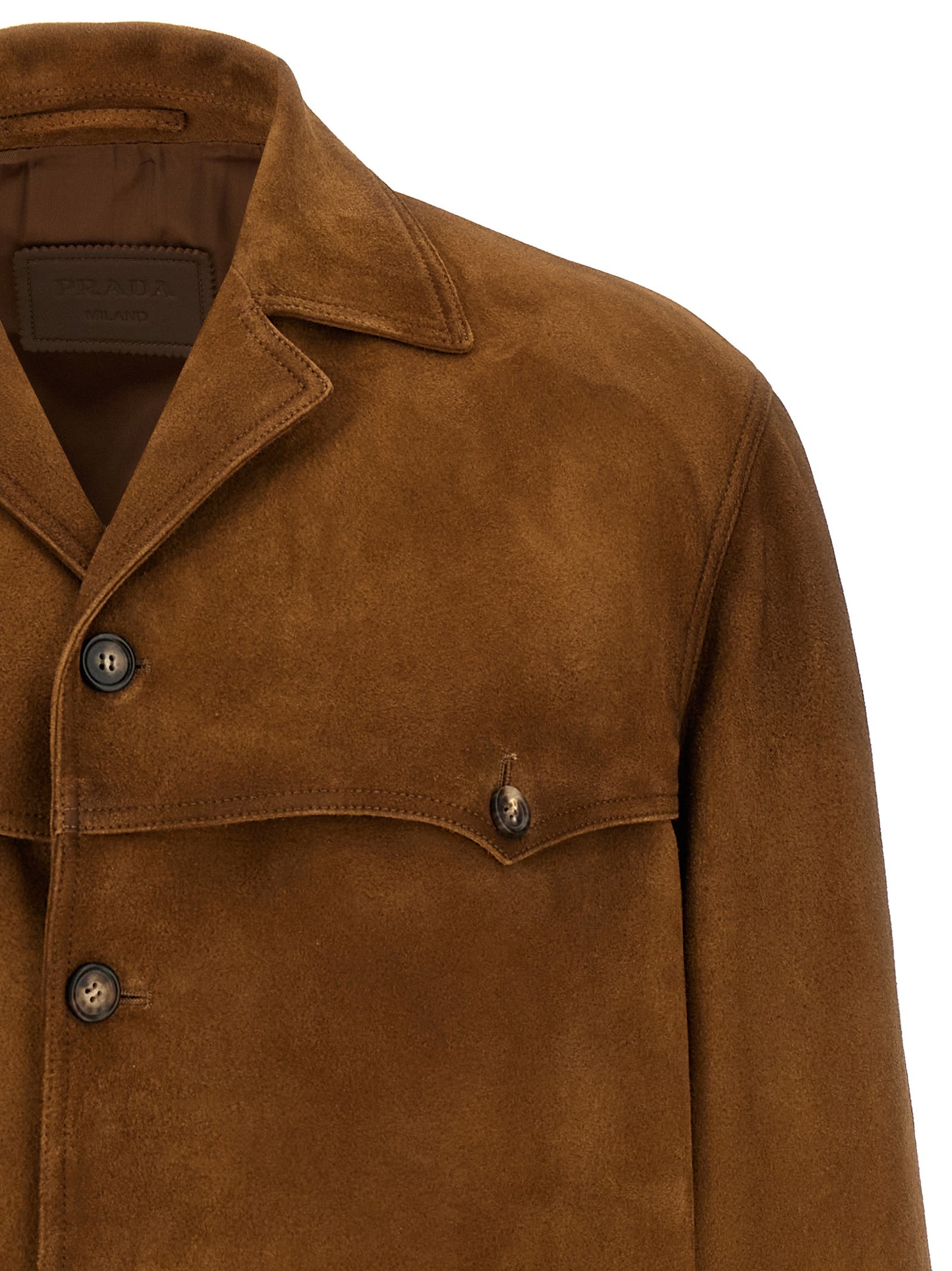 Suede blouson Down jacket, Parka, Casual jackets