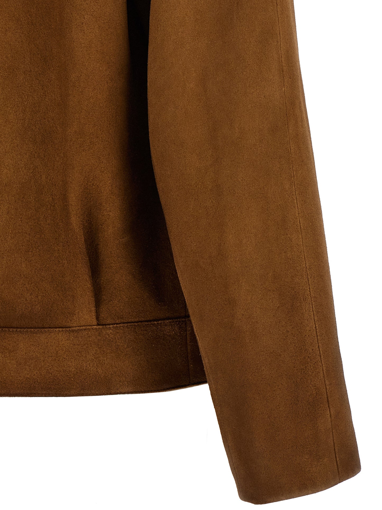 Suede blouson Down jacket, Parka, Casual jackets