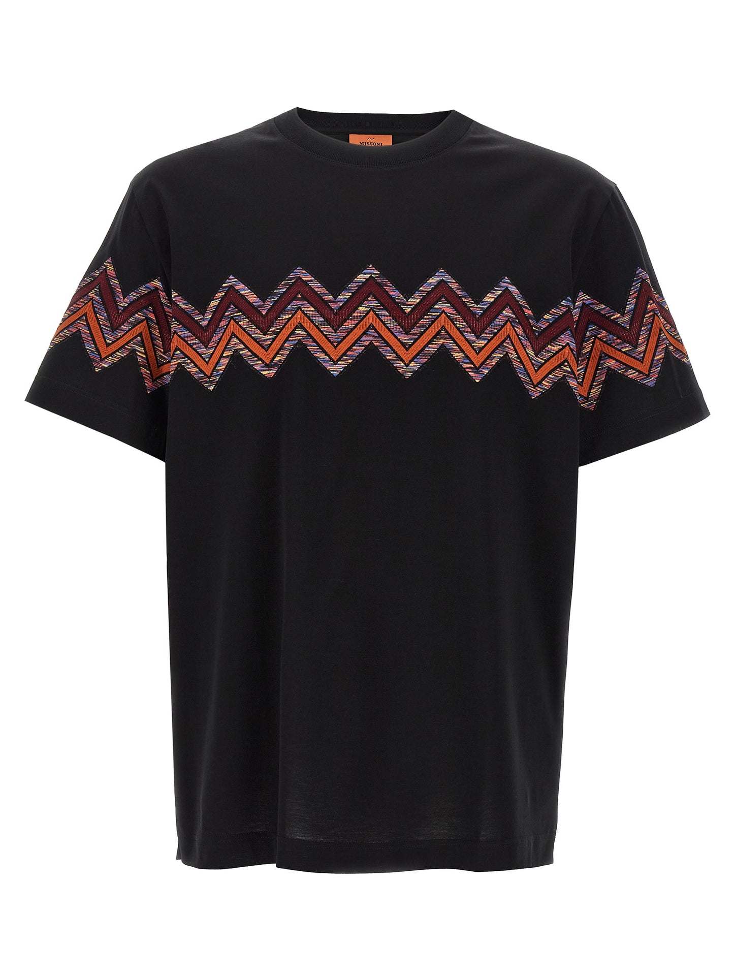 'Zig Zag' jacquard t-shirt T-shirt