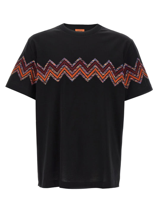 'Zig Zag' jacquard t-shirt T-shirt