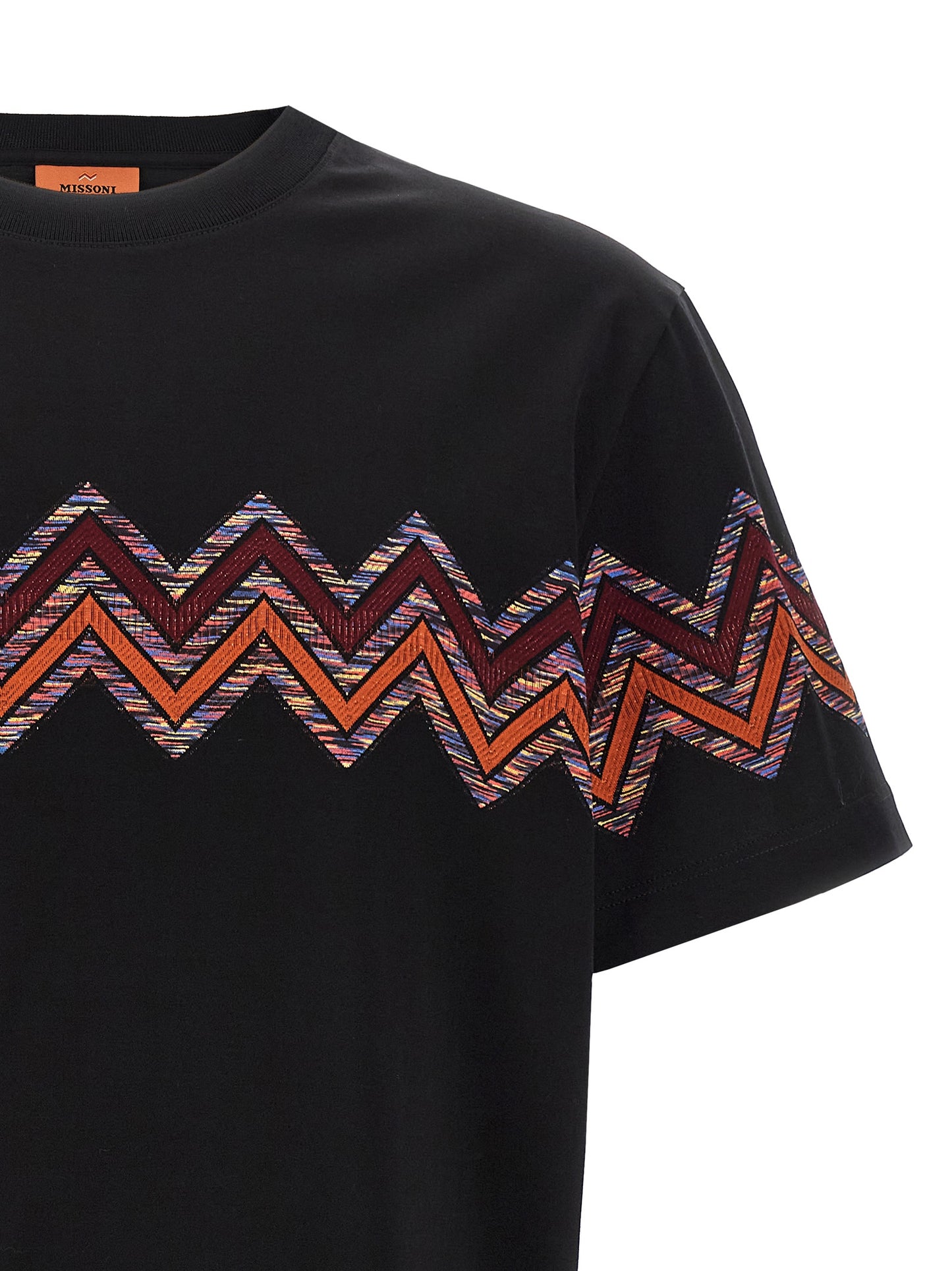 'Zig Zag' jacquard t-shirt T-shirt