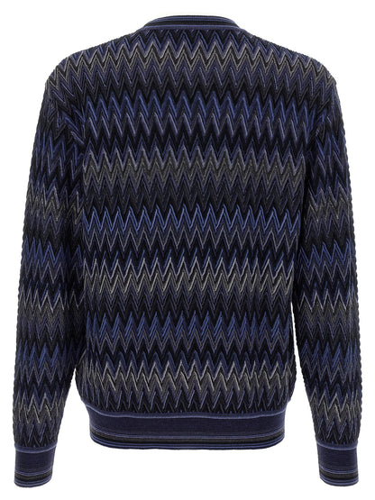 Zigzag pattern sweater Sweater, cardigans