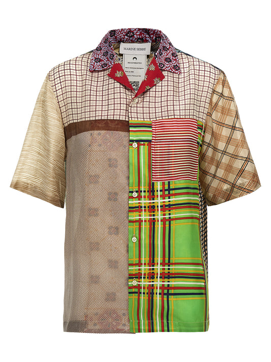 'Regenerated Silk Scarves Bowling' shirt Shirt, blouse