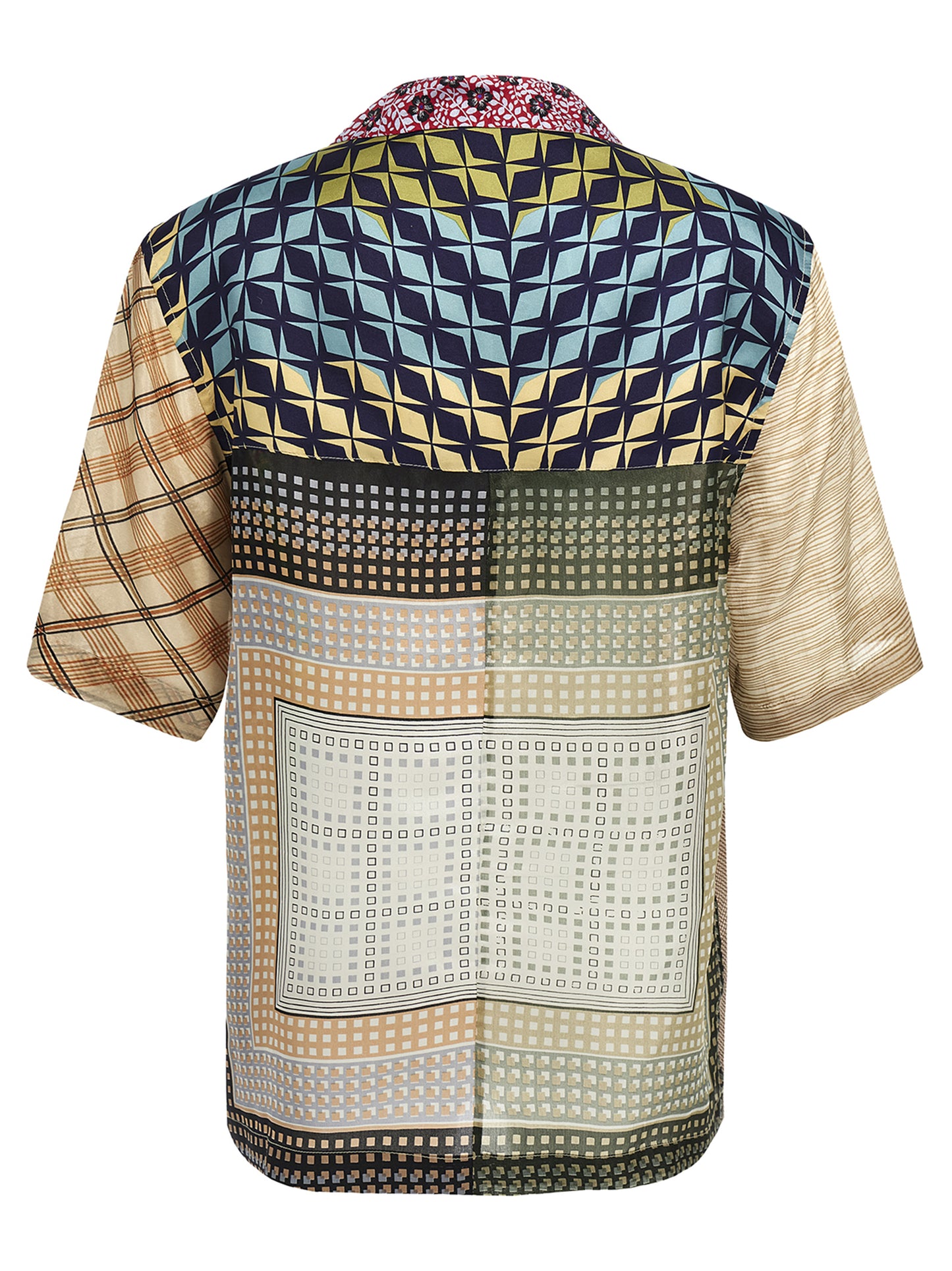 'Regenerated Silk Scarves Bowling' shirt Shirt, blouse
