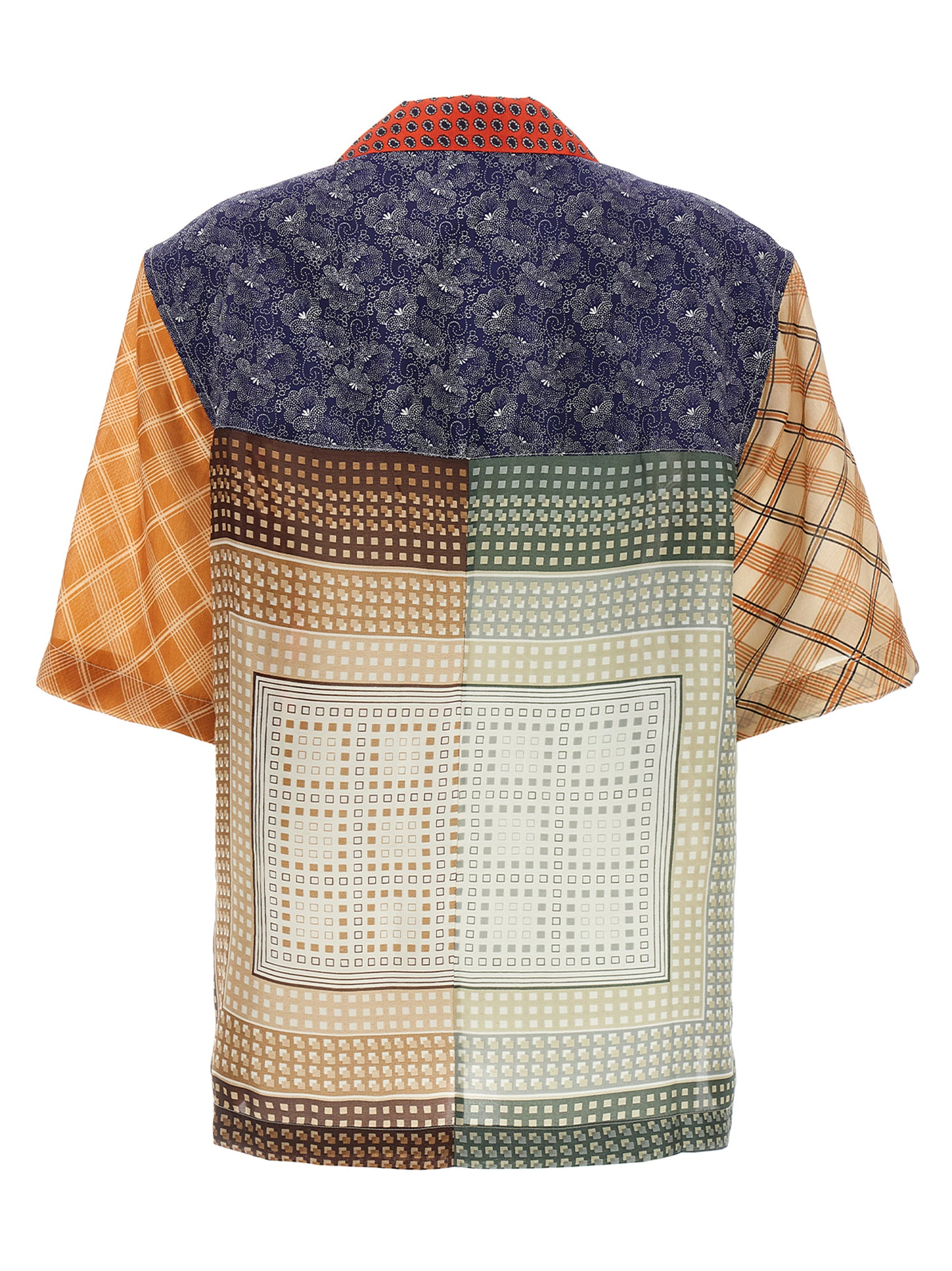 'Regenerated Silk Scarves Bowling' shirt Shirt, blouse