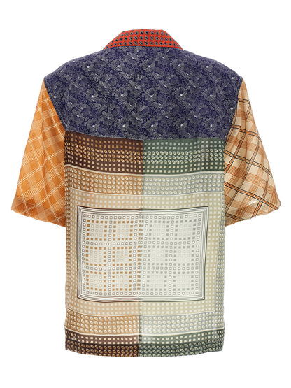 'Regenerated Silk Scarves Bowling' shirt Shirt, blouse