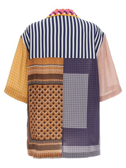 'Regenerated Silk Scarves Bowling' shirt Shirt, blouse