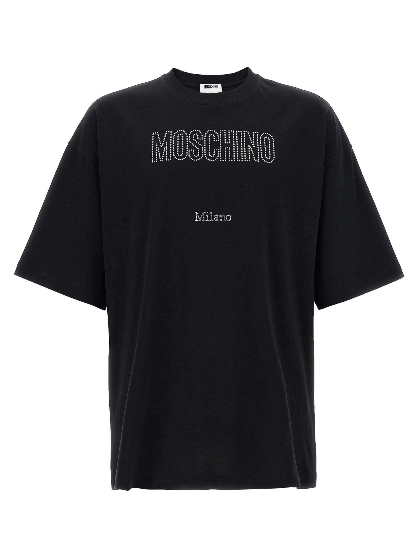 Rhinestone logo T-shirt T-shirt