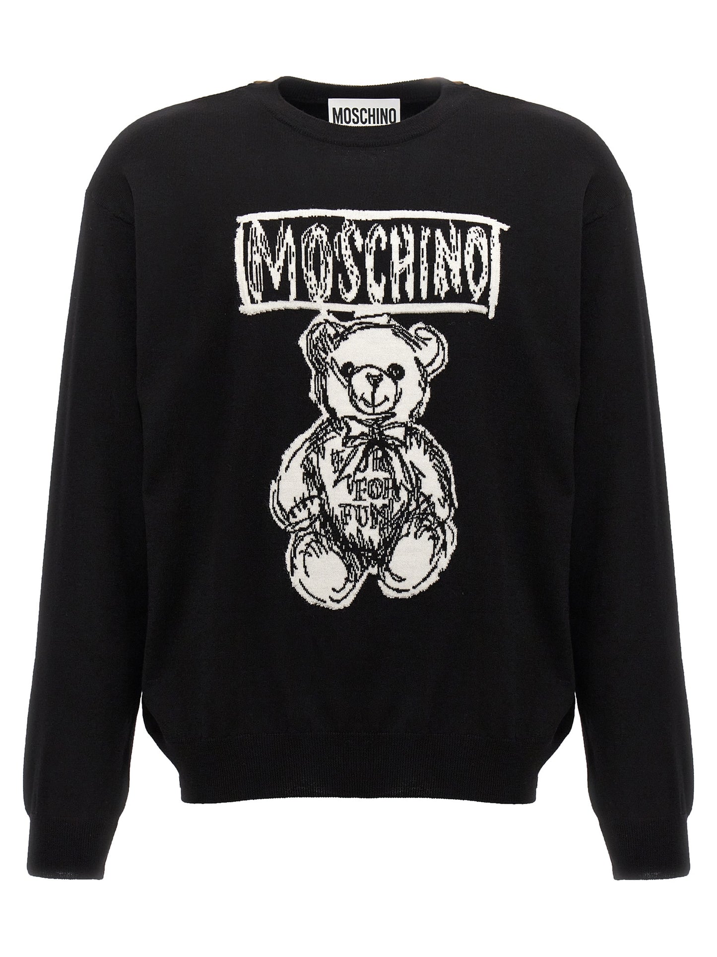 Logo intarsia sweater Sweater, cardigans