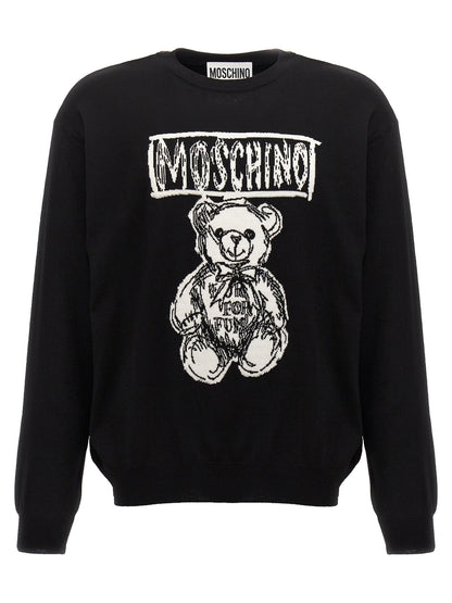 Logo intarsia sweater Sweater, cardigans