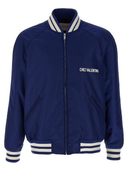 Valentino Garavani 'Chez Valentino' bomber jacket Down jacket, Parka, Casual jackets