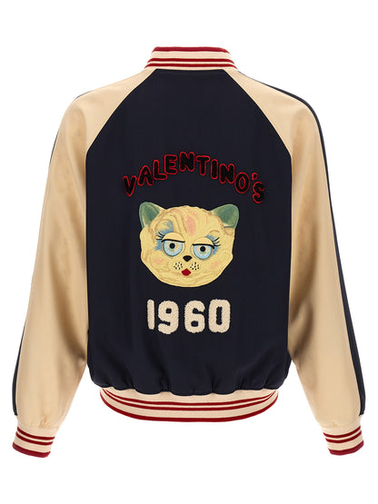 Valentino Garavani 'Le Chat De La Maison' bomber jacket Casual jackets, parka