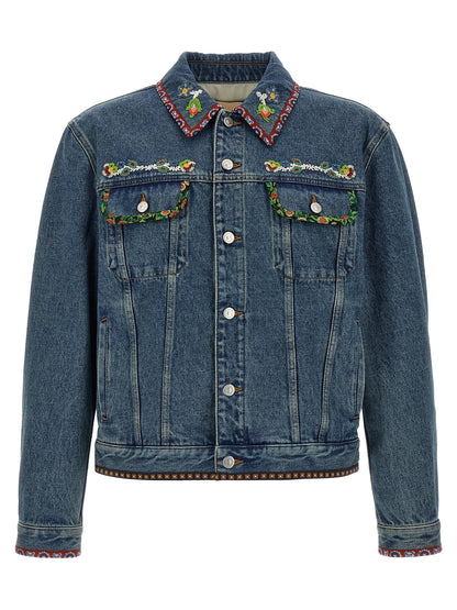Valentino Garavani denim jacket Casual jackets, parka