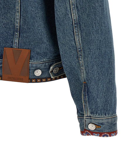 Valentino Garavani denim jacket Casual jackets, parka
