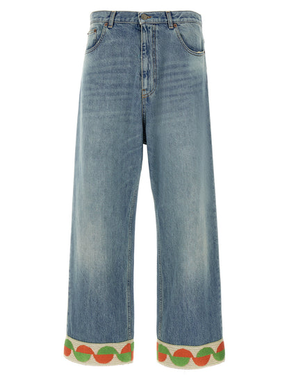 Valentino Garavani jacquard jeans Jeans