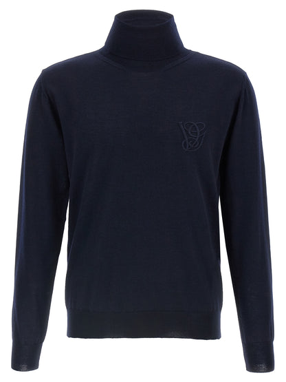 Valentino Garavani turtleneck with VG embroidery Sweater, cardigans