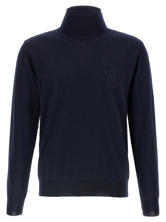 Valentino Garavani turtleneck with VG embroidery Sweater, cardigans