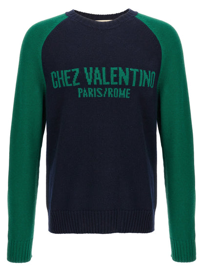 Valentino Garavani 'Chez Valentino' Jersey Sweater, cardigans