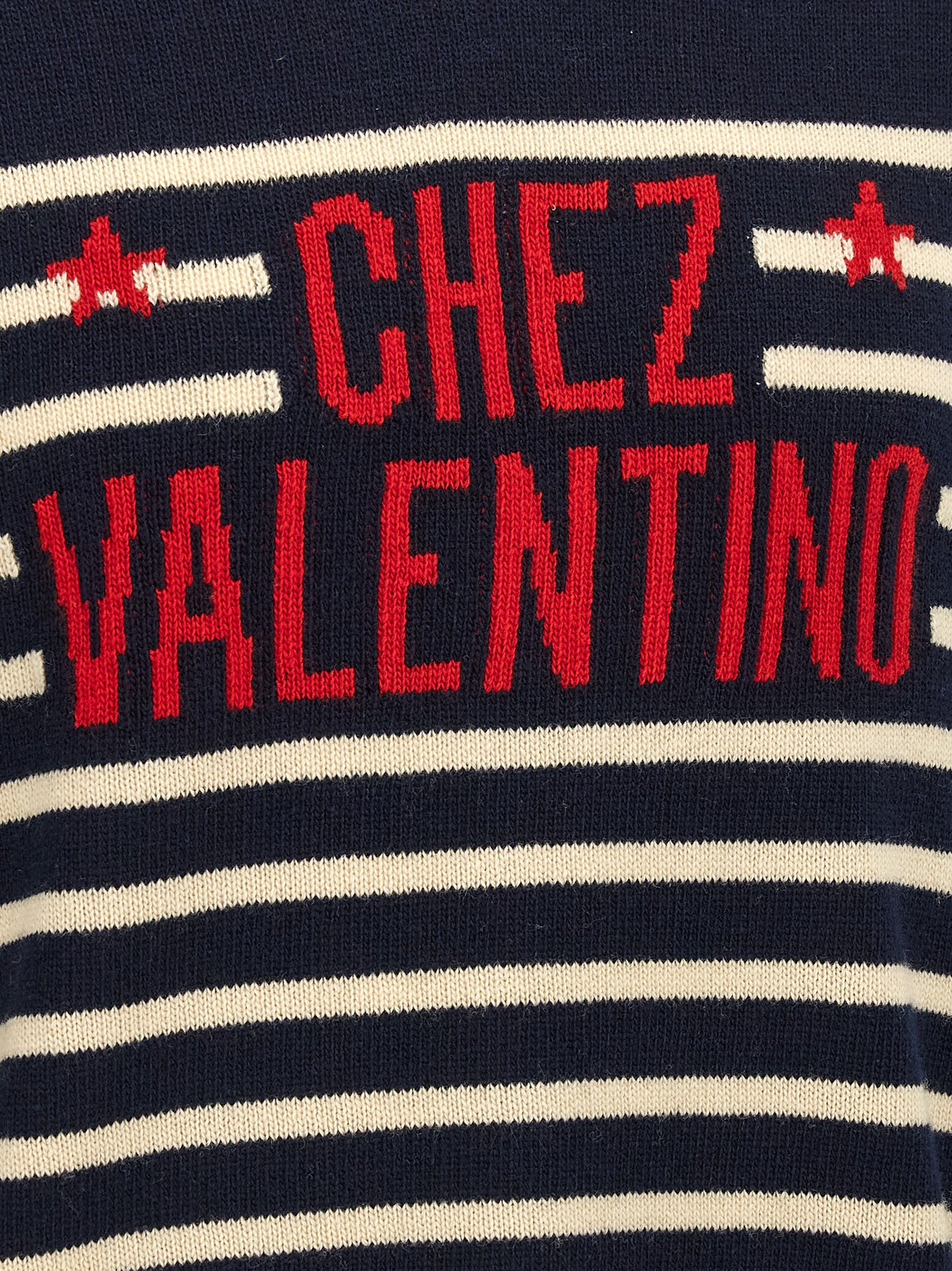 Valentino Garavani 'Chez Valentino' Jersey Sweater, cardigans