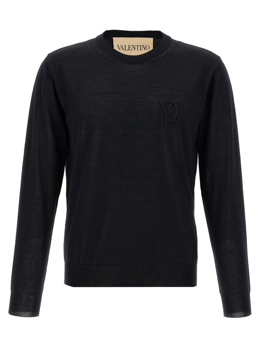 Valentino Garavani logo embroidery sweater Sweater, cardigans