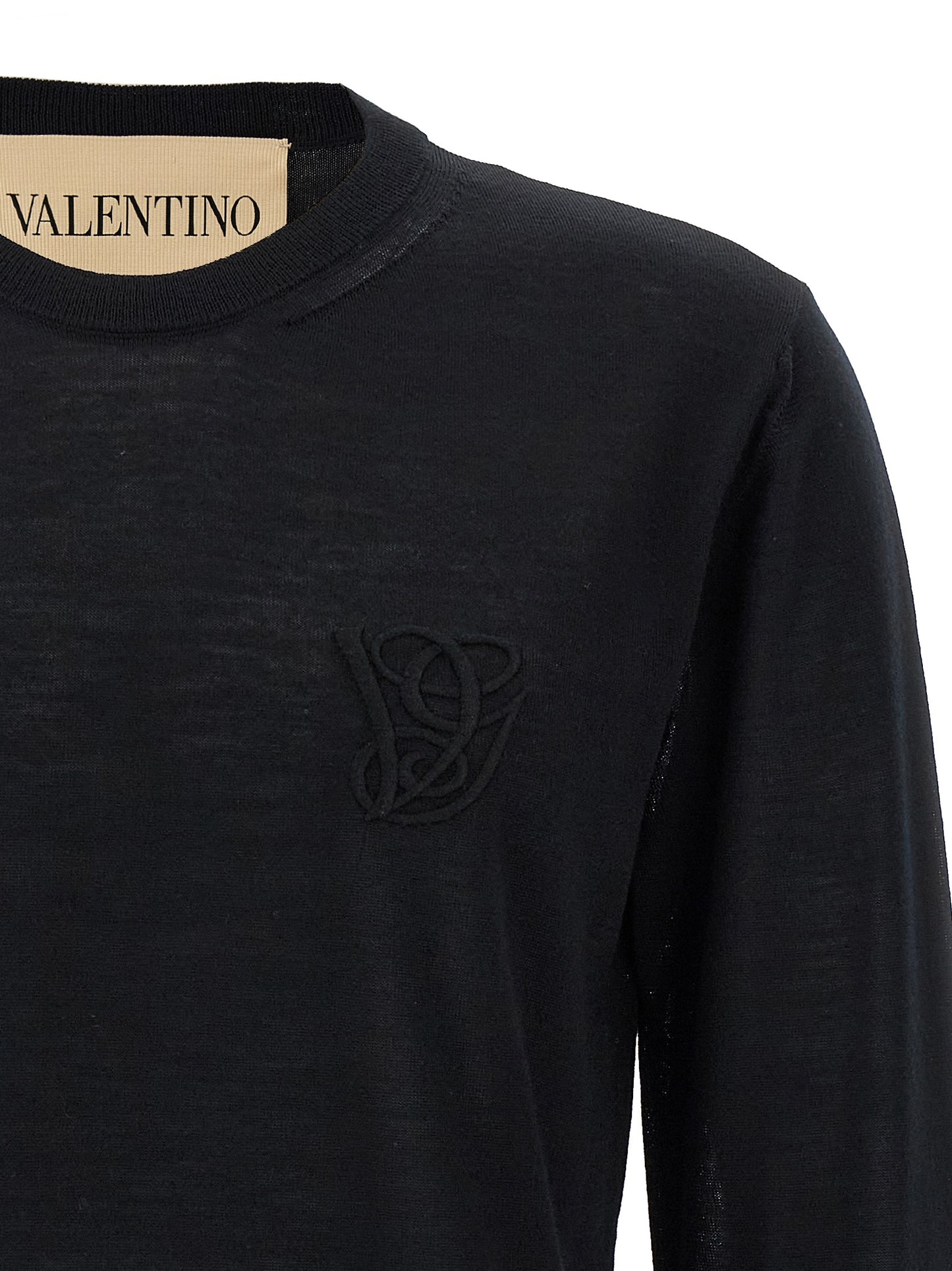 Valentino Garavani logo embroidery sweater Sweater, cardigans