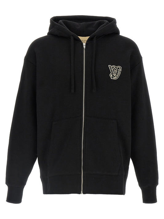 Valentino Garavani hoodie VG patch Sweatshirt
