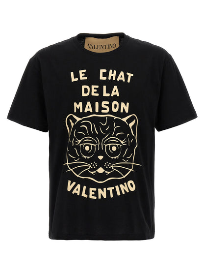 Valentino Garavani 'Le Chat de la Maison' T-shirt T-shirt
