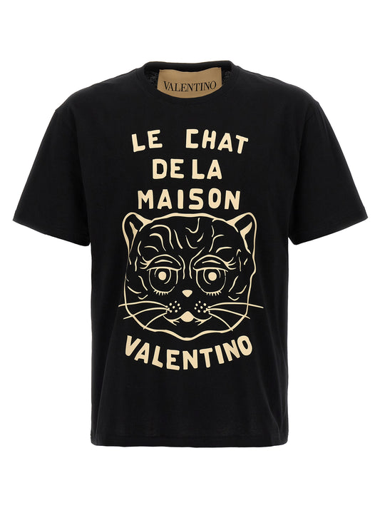 Valentino Garavani 'Le Chat de la Maison' T-shirt T-shirt