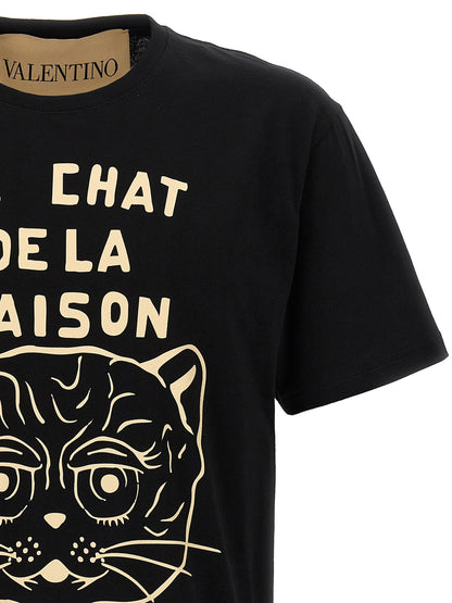 Valentino Garavani 'Le Chat de la Maison' T-shirt T-shirt