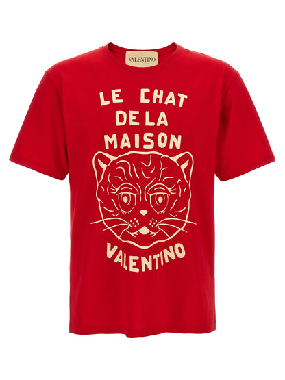 Valentino Garavani 'Le Chat de la Maison' T-shirt T-shirt