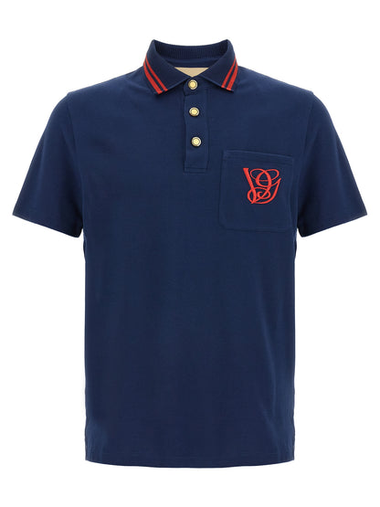 Polo Valentino Garavani embroidery 'VG' Polo