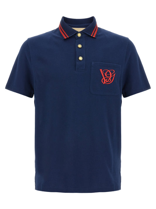 Polo Valentino Garavani embroidery 'VG' Polo