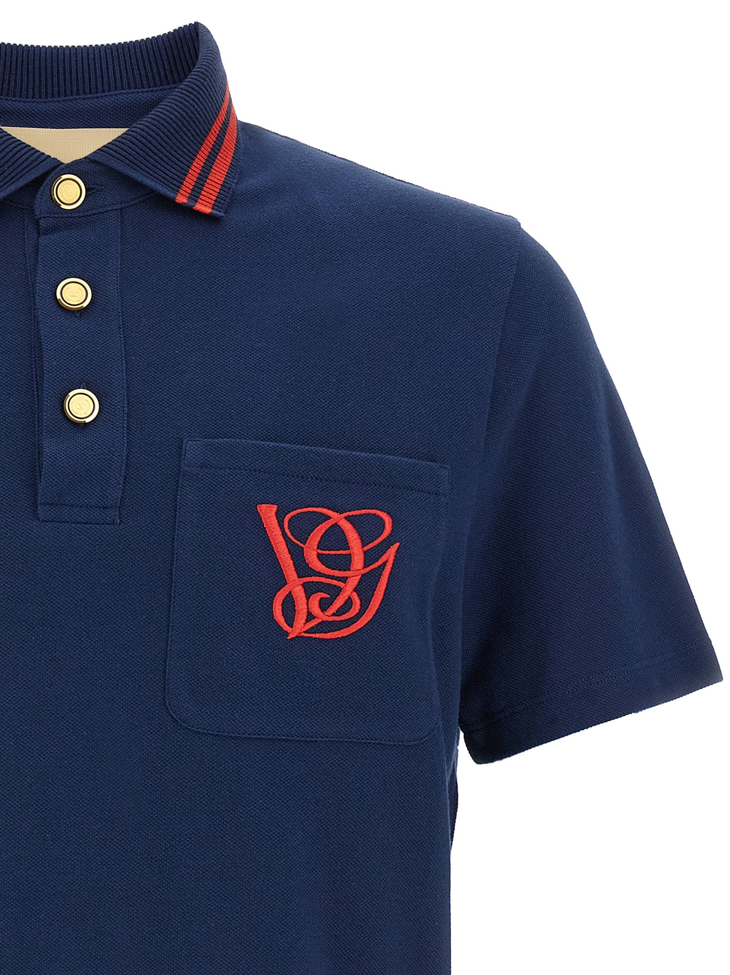 Polo Valentino Garavani embroidery 'VG' Polo