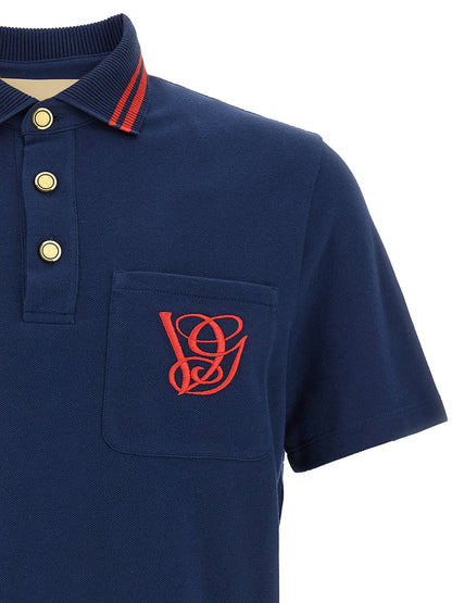 Polo Valentino Garavani embroidery 'VG' Polo