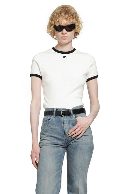 Courreges Signature contrast t-shirt