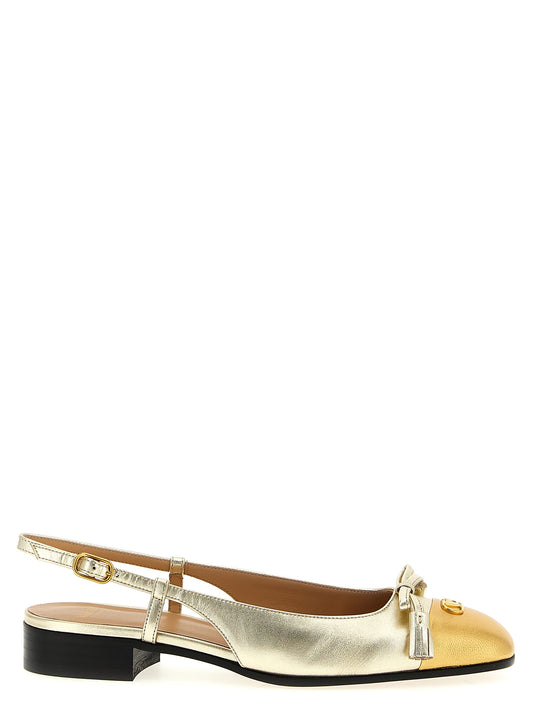 Valentino Garavani 'Valet Du Roi' slingback Flat shoes