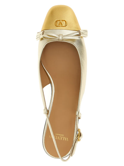 Valentino Garavani 'Valet Du Roi' slingback Flat shoes
